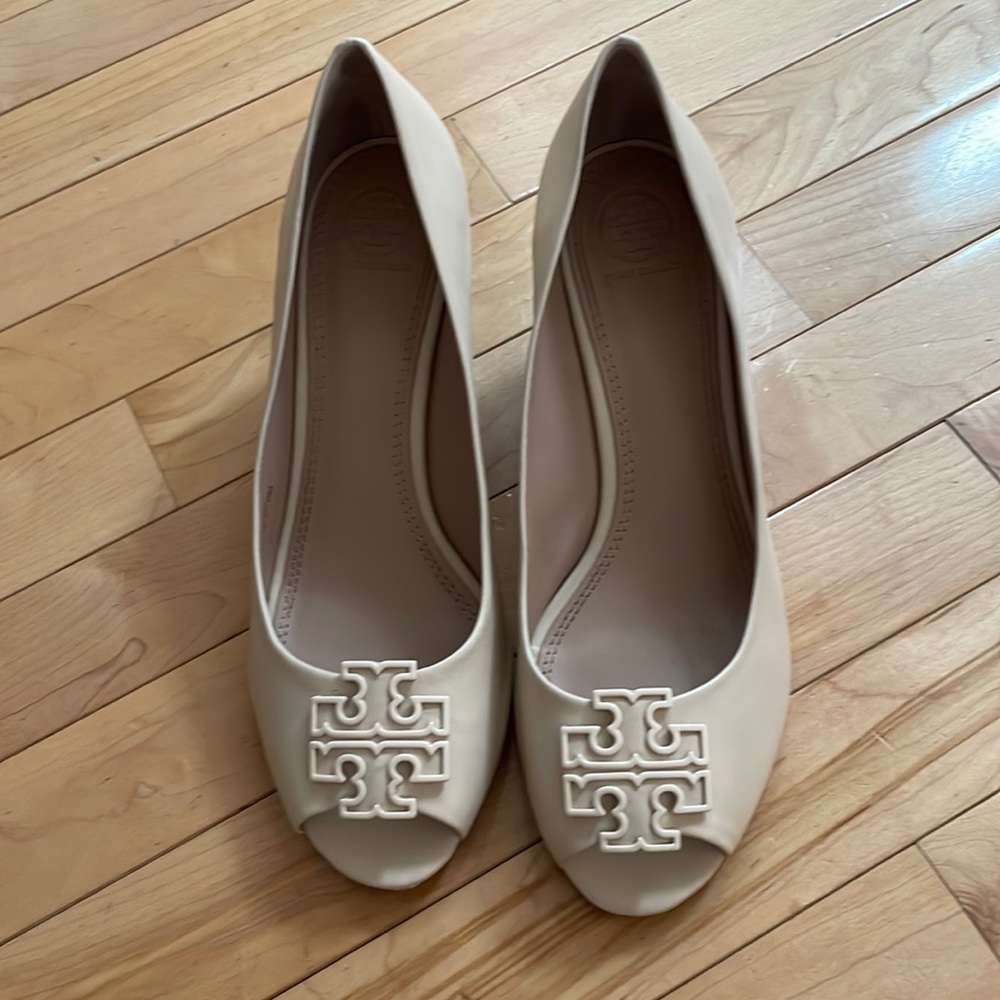 Tory Burch open toe wedge